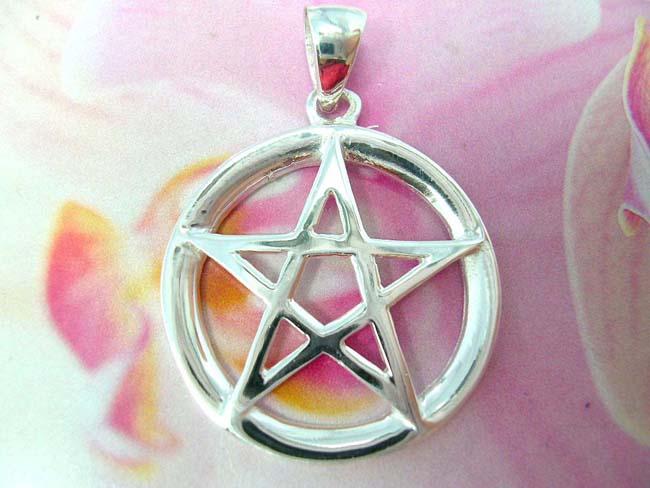 Jewellery distributor business, Unique sterling silver pendant in pentagram design