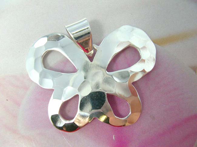 Indonesia art factory supplier, Handcrafted, butterfly designed pendant, made from 925. sterling silver